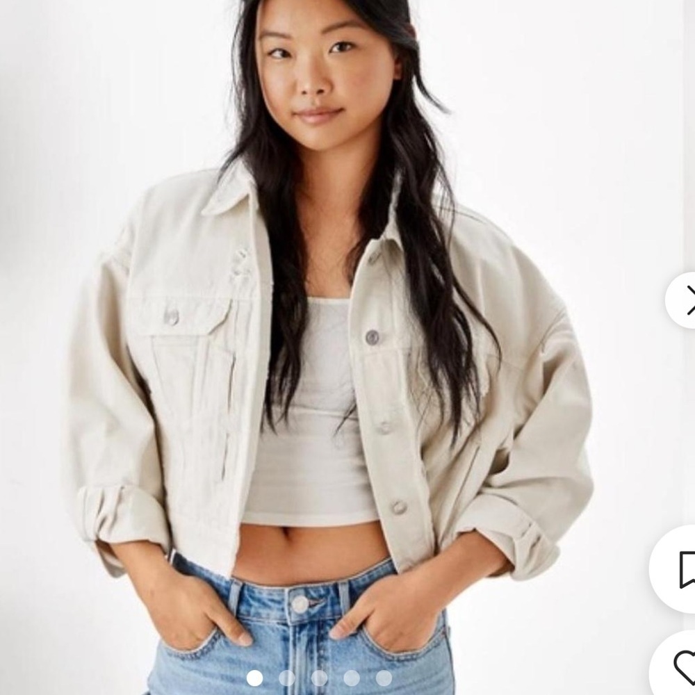 Classic White Denim Jacket